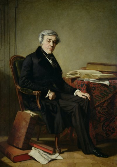 Porträt von Jules Michelet von Thomas Couture